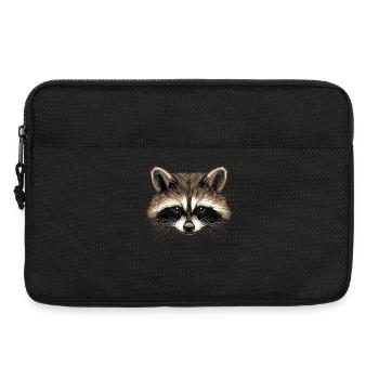 Waschbär Raccoon Ich Liebe Kleine Süße Waschbären - Laptoptasche 13" - Schwarz - Vorne