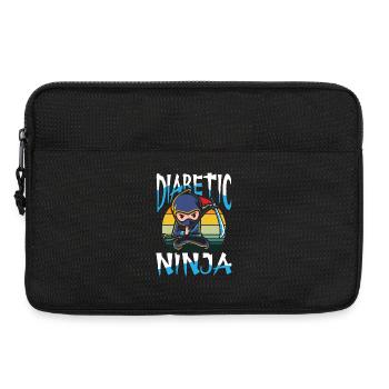 Diabetic ninja - Laptoptasche 13" - Schwarz - Vorne