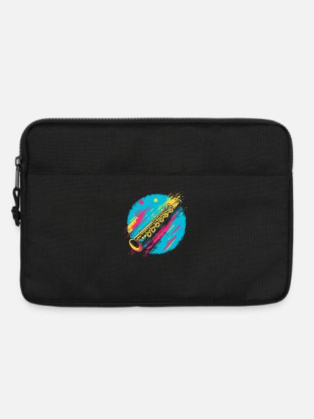 Flöte - Laptoptasche 13" - Schwarz