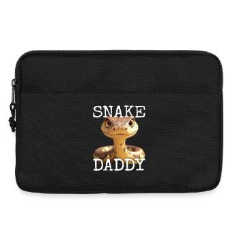 Snake Daddy Dad Snake Father's Day Snakes Dad - Laptop bag 13" - black - Front
