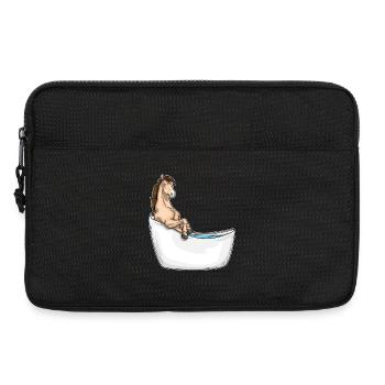 Baignoire pour chevaux - Sacoche pour ordinateur portable 13 pouces - noir - Devant
