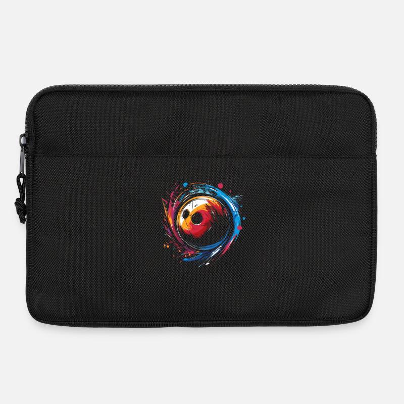 Vintage Bowling Retrowave - Laptoptasche 13" - Schwarz