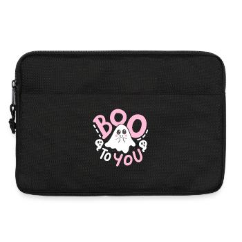 Geist Halloweenkostüm - Laptoptasche 13" - Schwarz - Vorne