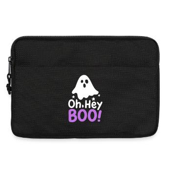 Geist Halloween Kostüm - Laptoptasche 13" - Schwarz - Vorne