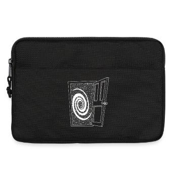 Offene Tür zum Universum - Laptoptasche 13" - Schwarz - Vorne