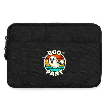Funny Ghost Farts – Halloween Fun - Laptop bag 13" - black - Front