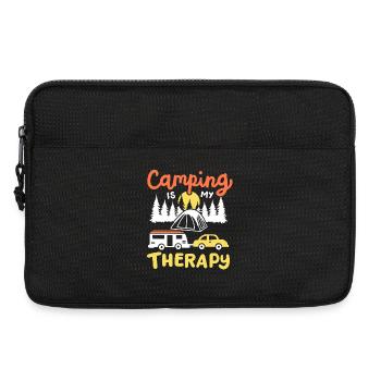 Camping Camper - Laptoptasche 13" - Schwarz - Vorne