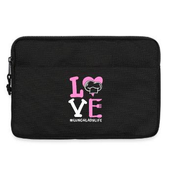 Mittagessen Schule Cafeteria Mitarbeiter - Laptoptasche 13" - Schwarz - Vorne