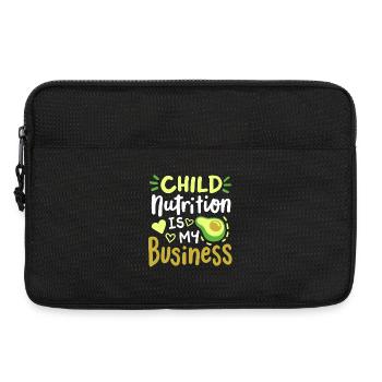 Mittagessen Schule Cafeteria Crew - Laptoptasche 13" - Schwarz - Vorne