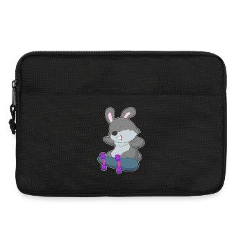 Bunny Skater Skateboard - Sacoche pour ordinateur portable 13 pouces - noir - Devant