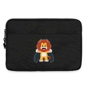Lion Halloween Vampire - Sacoche pour ordinateur portable 13 pouces - noir - Devant