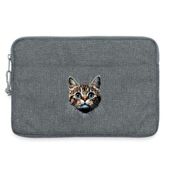 Cat Cat Mom Cat Mom Meow I Love Cats - Laptop bag 13" - heather grey - Front