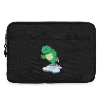 Turtle Ice Skating Skates - Laptop bag 13" - black - Front