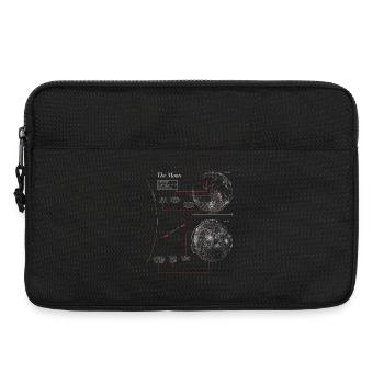 Moon Graphic | Moon Map Astronomy Detailed - Laptop bag 13" - black - Front