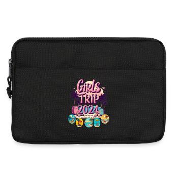 Girls Trip Wochenende 2024 Frauen Mädelsreisen - Laptoptasche 13" - Schwarz - Vorne