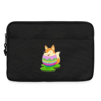 Oeuf de Pâques Fox - Sacoche pour ordinateur portable 13 pouces - noir - Devant