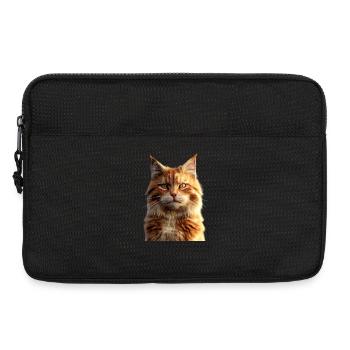 Maine Coon Katze Katzenmama Cat Maine-Coon Katzen - Laptoptasche 13" - Schwarz - Vorne