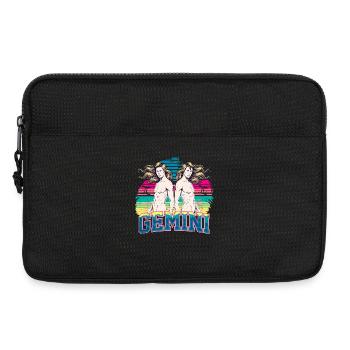 Gemini Horoscope Astrology Twins Sign Vintage. - Laptop bag 13" - black - Front