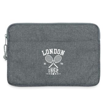 Vintage Tennis London Gegründet 1952 - Laptoptasche 13" - Grau meliert - Vorne