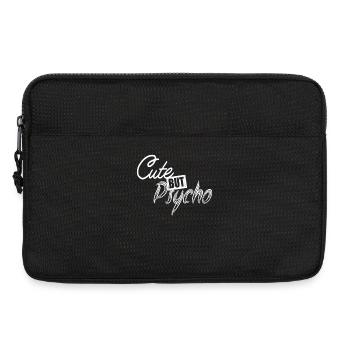 Cute But Psycho Cute But Crazy Gift Girls - Laptop bag 13" - black - Front