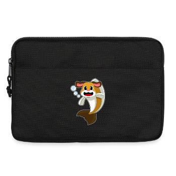 Chien-poisson - Sacoche pour ordinateur portable 13 pouces - noir - Devant
