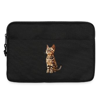 Bengal Cat Leopard Cat Leopardette Bengal Cats - Laptop bag 13" - black - Front