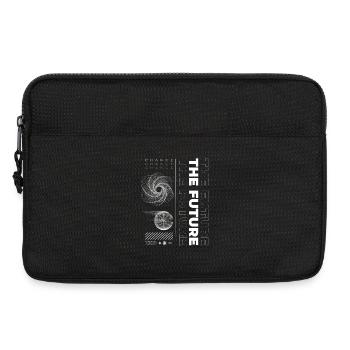 Future Quote Abstract Streetwear - Laptoptasche 13" - Schwarz - Vorne