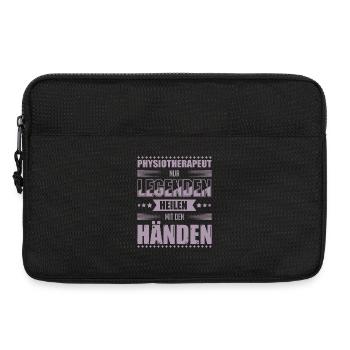 Physiotherapeut Geschenkideen - Laptoptasche 13" - Schwarz - Vorne