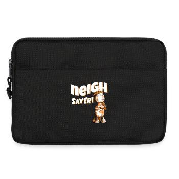 Neigh Sayer Nö Statement Pferde Spruch - Laptoptasche 13" - Schwarz - Vorne