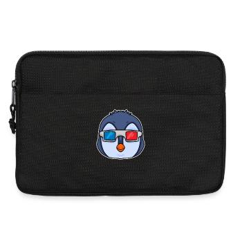 Pingouin Lunettes 3D Cinéma - Sacoche pour ordinateur portable 13 pouces - noir - Devant