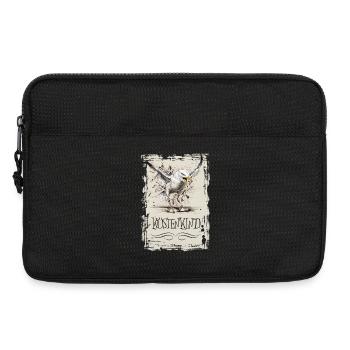 Enfant côtier - Croquis de mouette - Sacoche pour ordinateur portable 13 pouces - noir - Devant