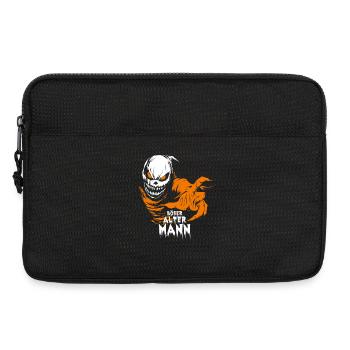 Böser alter Mann - Monster - Horror - Halloween - Laptoptasche 13" - Schwarz - Vorne