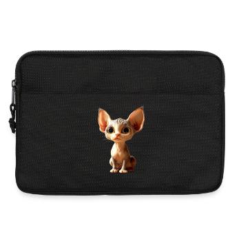 Sphynx Katze Sphynxkatze Canadian Cat Süße Sphinx - Laptoptasche 13" - Schwarz - Vorne