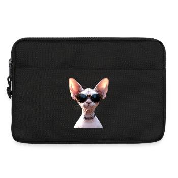 Sphynx Katze Sphynxkatze Canadian Cat Süße Sphinx - Laptoptasche 13" - Schwarz - Vorne