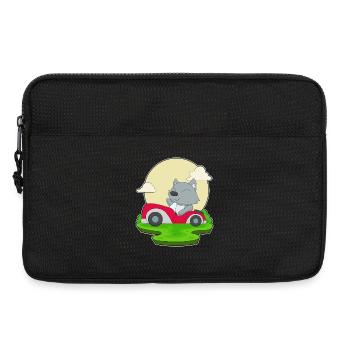 Cat Car - Laptop bag 13" - black - Front