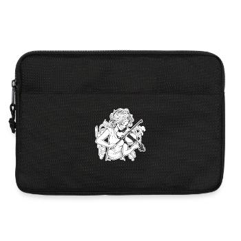 Fiddle Girl Drawing - Laptop bag 13" - black - Front