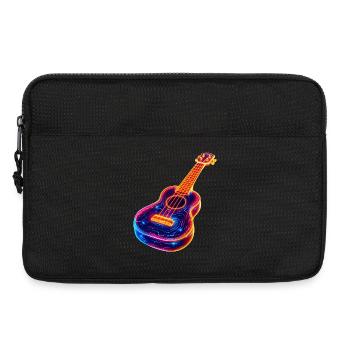 Ukulele Synthwave - Laptoptasche 13" - Schwarz - Vorne