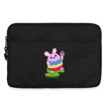 Hase Ostern Osterei - Laptoptasche 13" - Schwarz - Vorne