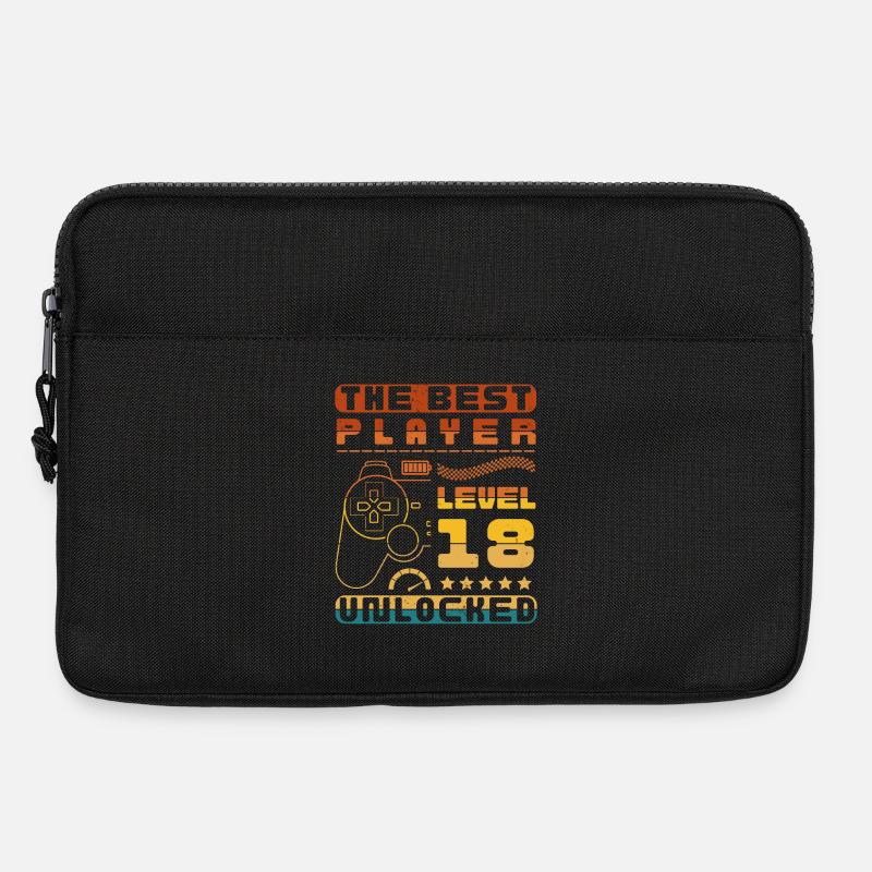 THE BEST PLAYER LEVEL 18 UNLOCKED - Laptoptasche 13" - Schwarz