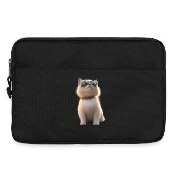 Birma Katze Heilige Birmakatze Süße Birma Katzen - Laptoptasche 13" - Schwarz - Vorne