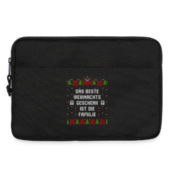 Das beste Weihnachtsgeschenk ist die Familie - Laptoptasche 13" - Schwarz - Vorne