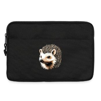 Igel Weißbauchigel Stacheligel Liebe Süßer Igel - Laptoptasche 13" - Schwarz - Vorne