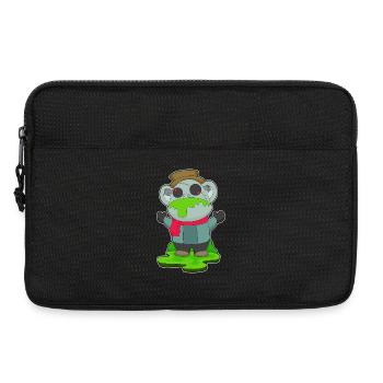 Singe Halloween Zombie - Sacoche pour ordinateur portable 13 pouces - noir - Devant