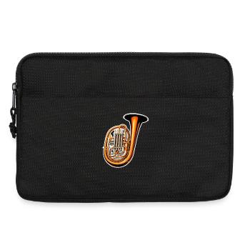 Tuba Grafik - Laptoptasche 13" - Schwarz - Vorne