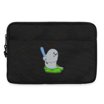 Seal Baseball Baseball Bat - Laptop bag 13" - black - Front