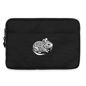 Gerbille tribale - Sacoche pour ordinateur portable 13 pouces - noir - Devant