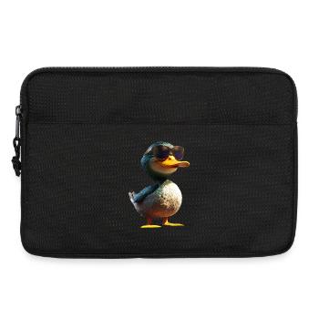 Canard, Canard colvert, Caneton, Caneton, , Canard - Sacoche pour ordinateur portable 13 pouces - noir - Devant