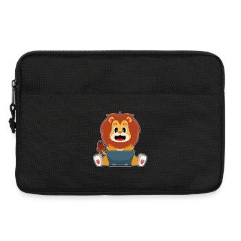 Löwe Laptop - Laptoptasche 13" - Schwarz - Vorne
