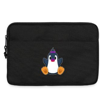 Sucette Penguin Baby - Sacoche pour ordinateur portable 13 pouces - noir - Devant
