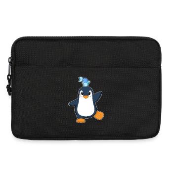 Poisson-pingouin - Sacoche pour ordinateur portable 13 pouces - noir - Devant